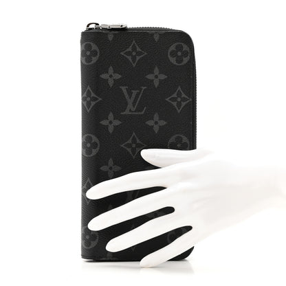 Louis Vuitton Monogram Eclipse Vertical Zippy Wallet 2 of 8