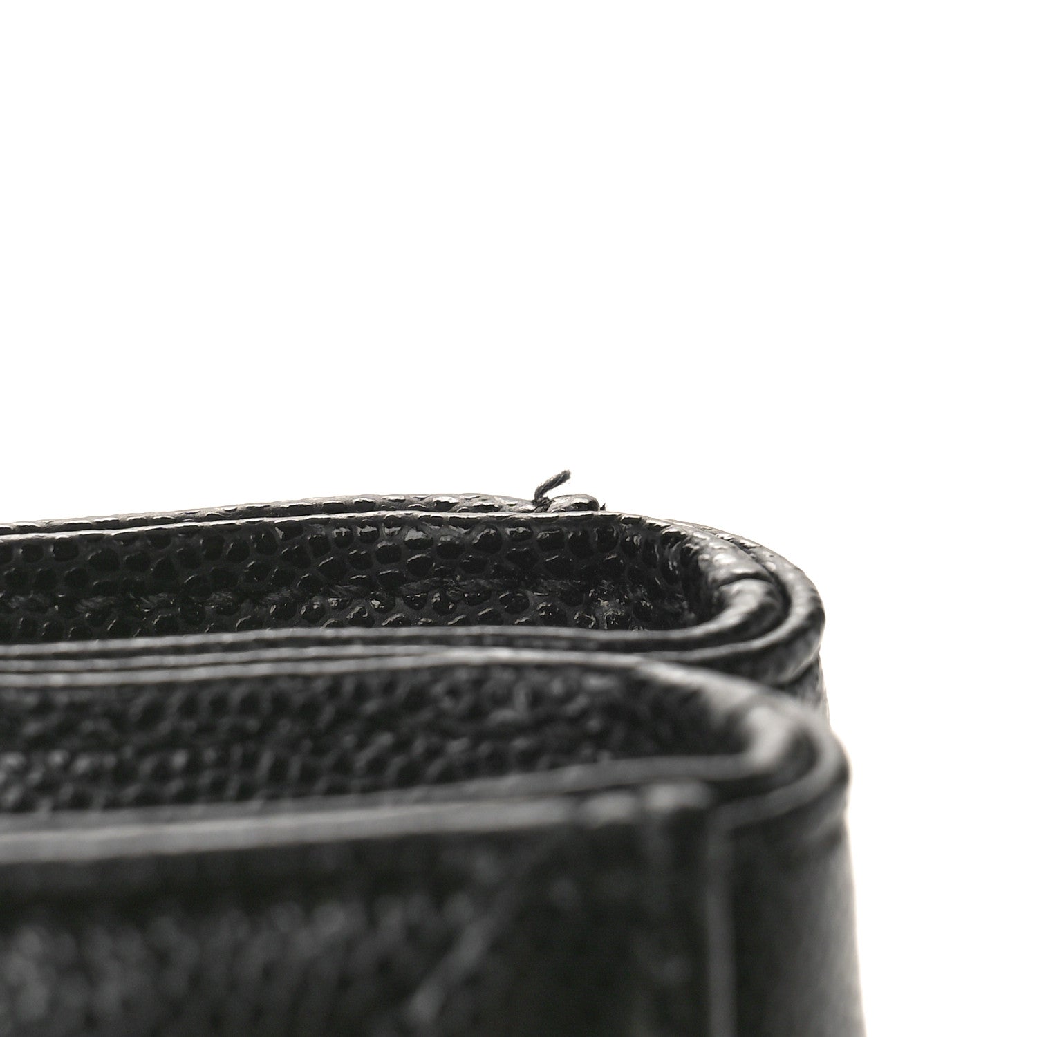 Saint Laurent Grain de Poudre Matelasse Chevron Medium Tribeca Shopping Bag Black 11 of 11