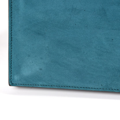 Gucci Suede Crystal Broadway Clutch Teal Green 11 of 14