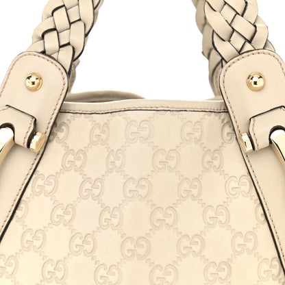 Gucci Guccissima Small Pelham Shoulder Bag Off White 7 of 13