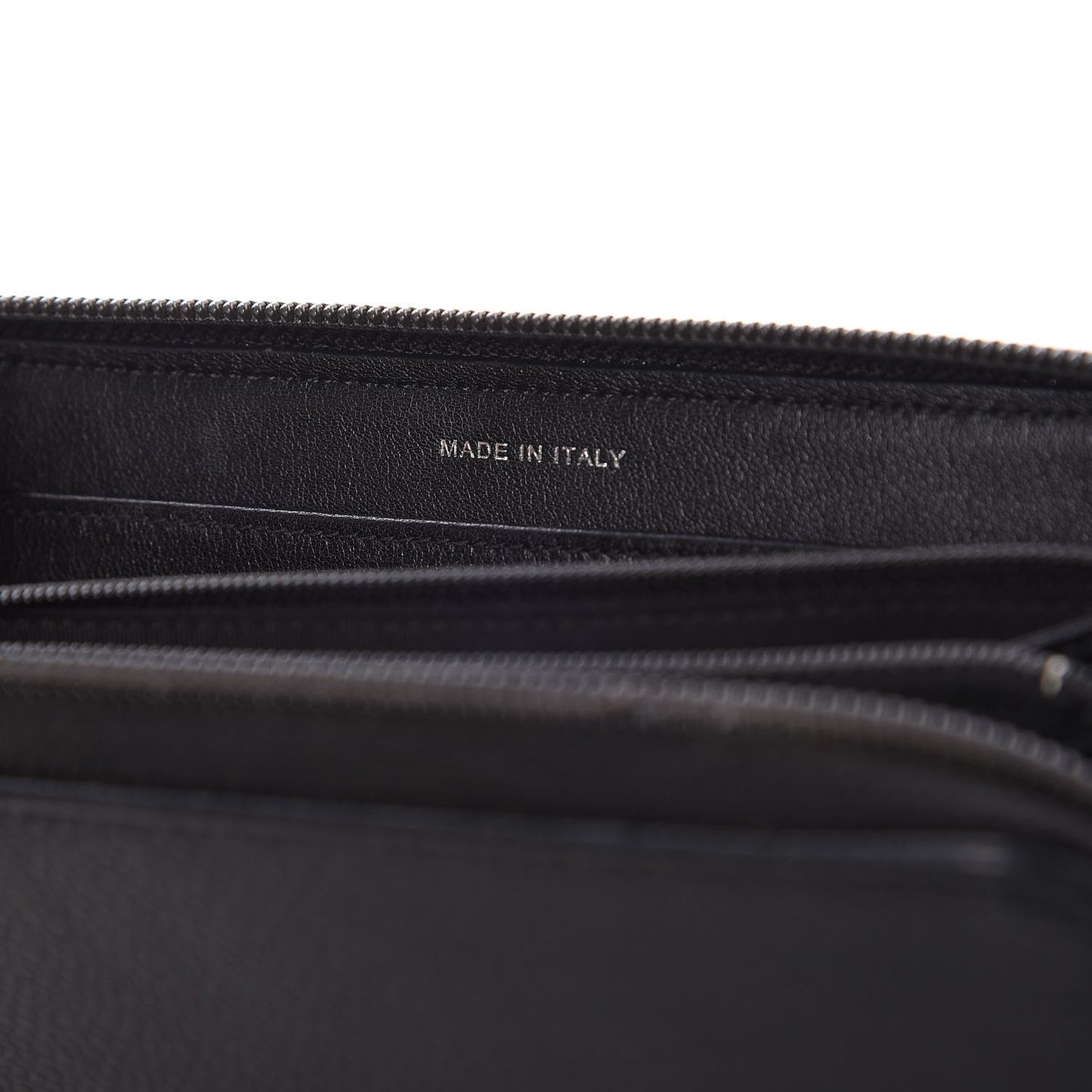 Caviar Large Timeless CC Zip Around Wallet Black