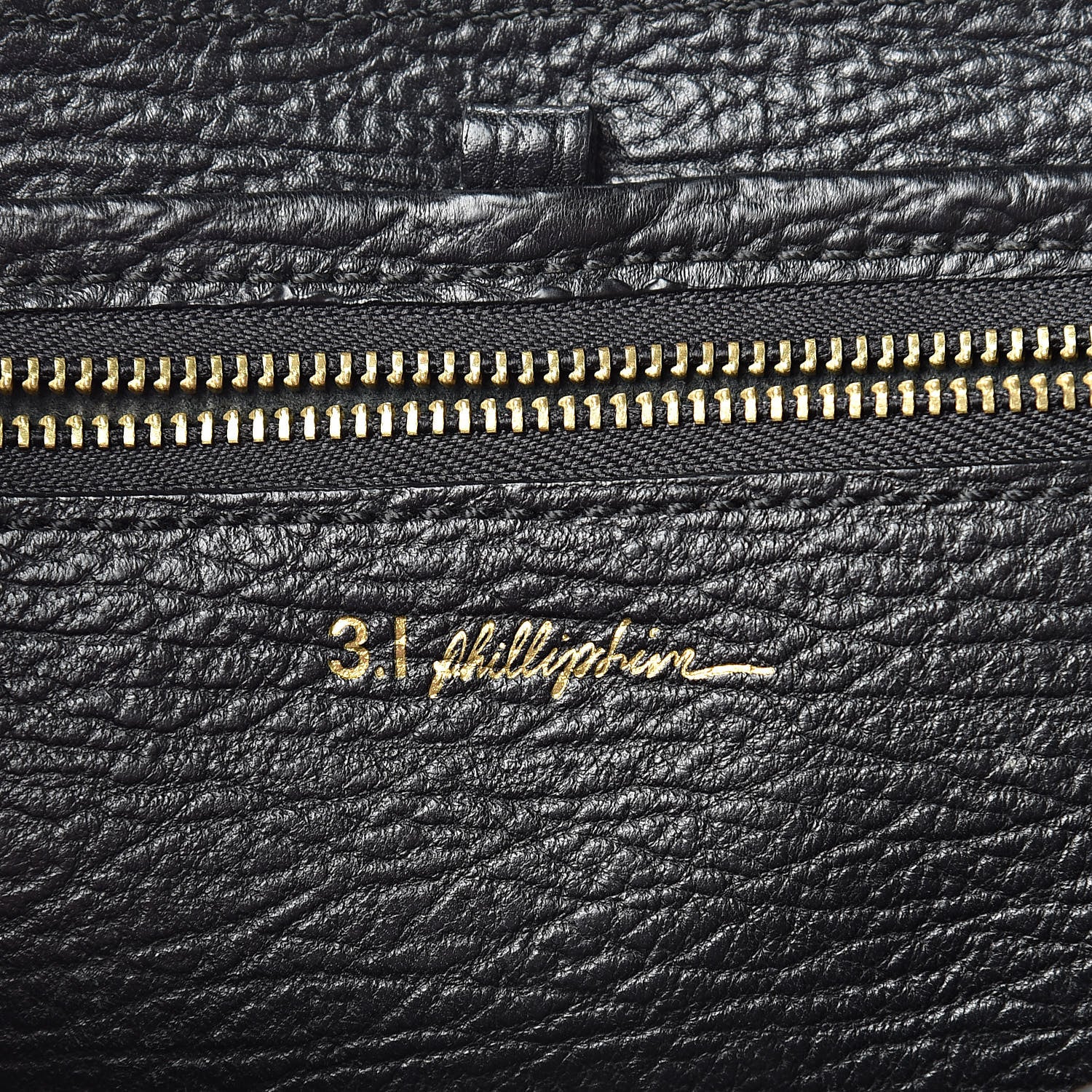 3.1 Phillip Lim 3.1 Textured Calfskin Medium Pashli Satchel Black 6 of 13