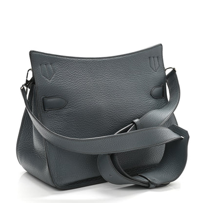 Hermes Taurillon Clemence Jypsiere 31 Bleu Ocean 3 of 12