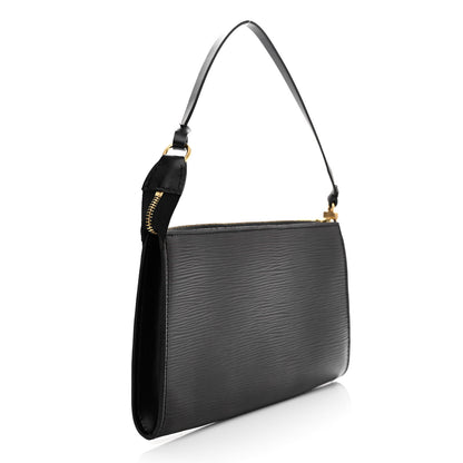 Louis Vuitton Epi Pochette Accessories 24 Black 3 of 11
