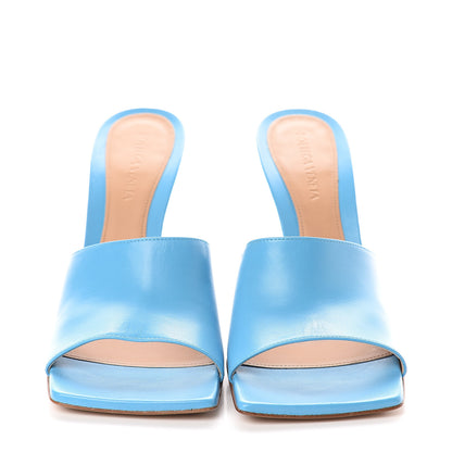Bottega Veneta Lambskin Stretch Mule Sandals 41 Sky Blue 2 of 7