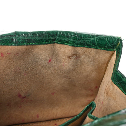 Nancy Gonzalez Crocodile Bow Clutch Green 12 of 15