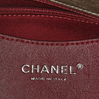 Chanel Metallic Caviar Quilted Medium Just Mademoiselle Beige 7 of 10