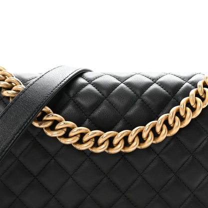 Chanel Calfskin Quilted Medium Boy Flap Black 8 of 10