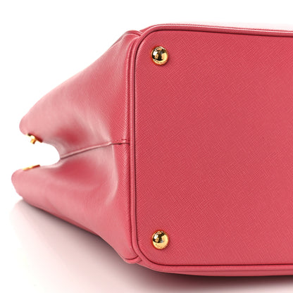 Prada Saffiano Large Galleria Double Zip Tote Peonia 7 of 8