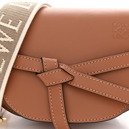 Loewe Calfskin Jacquard Mini Gate Dual Bag Tan 8 of 10