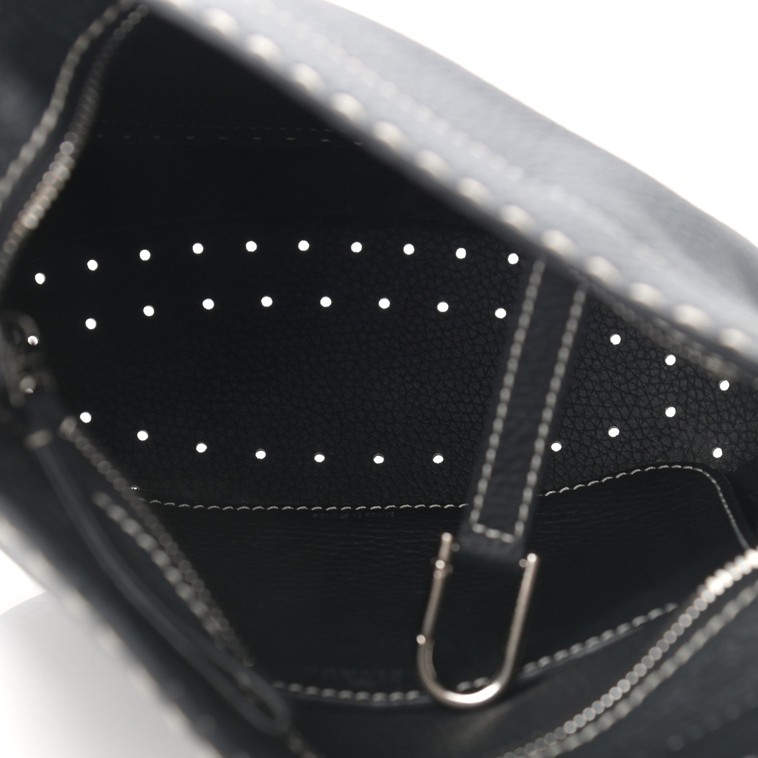 Delvaux Taurillon Le Pin Shoulder Bag Black 4 of 9