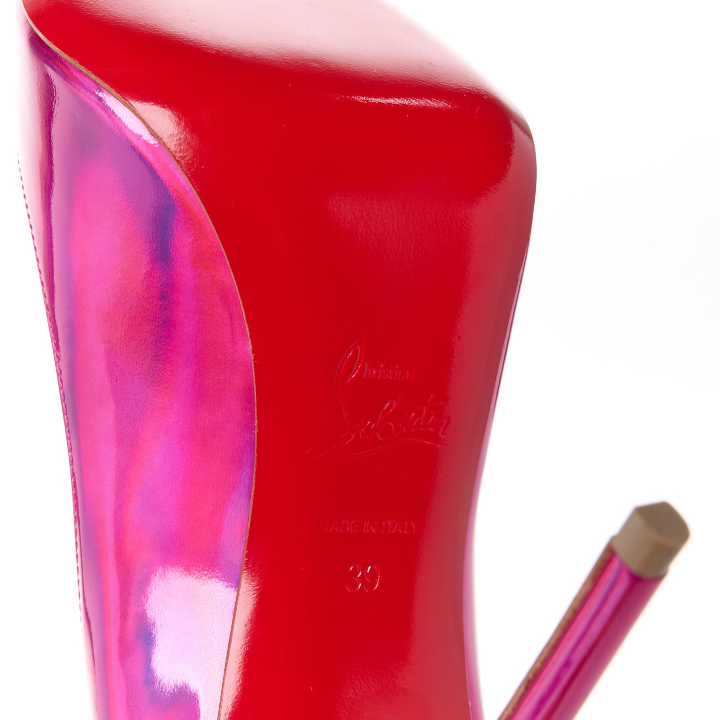Metallic Patent Psychic So Kate 100 Pumps 39 Fuxia