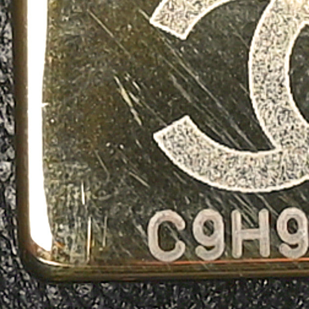 Lambskin Quilted Mini Top Handle Rectangular Flap Black