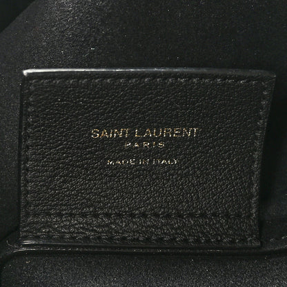 Saint Laurent Calfskin Toy Shopping Tote Black 6 of 10