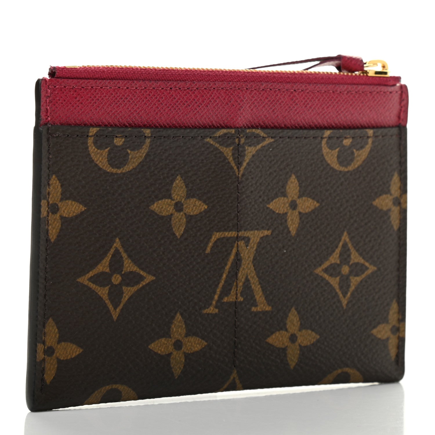 Louis Vuitton Monogram Zipped Card Holder Fuchsia 3 of 6