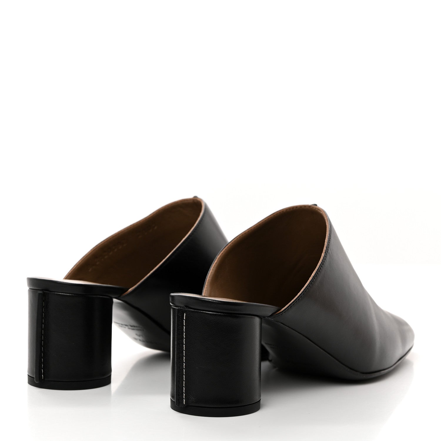 Hermes Nappa Detail Mules 40 Black 4 of 9
