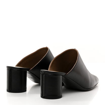 Hermes Nappa Detail Mules 40 Black 4 of 9