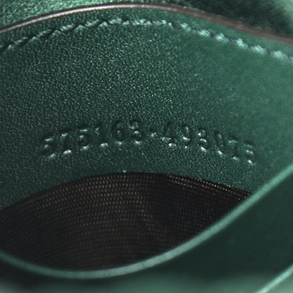 Gucci Velvet Matelasse Mini GG Marmont 2.0 Bucket Bag Dark Green 7 of 9