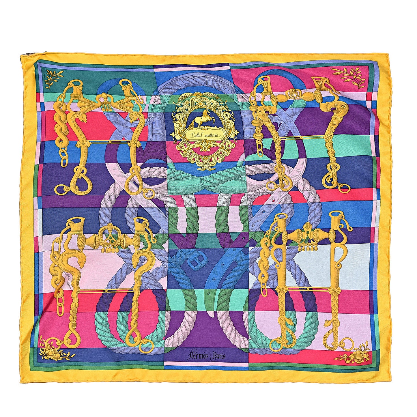 Silk Della Cavalleria Pocket Square