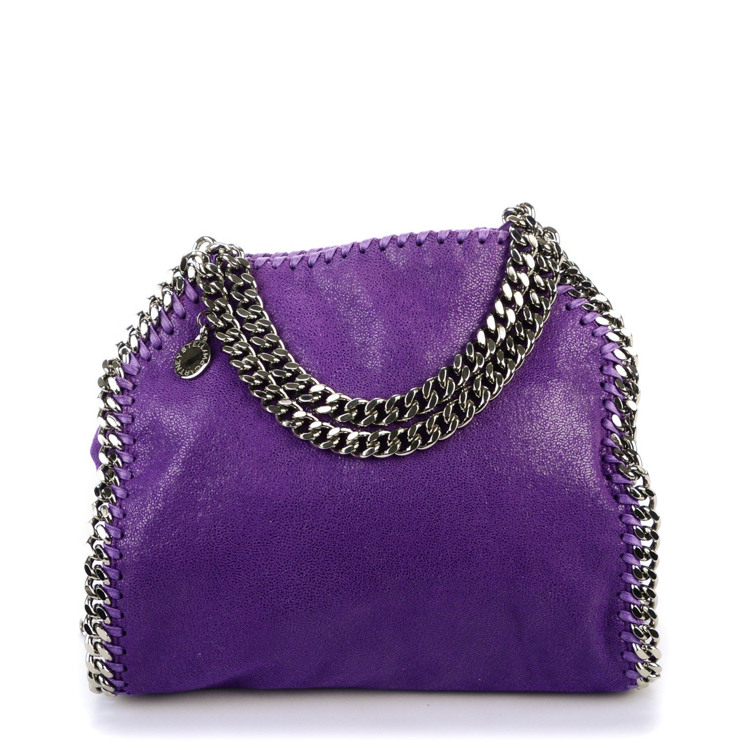 Stella McCartney Shaggy Deer Mini Falabella Tote Bright Purple 1 of 9