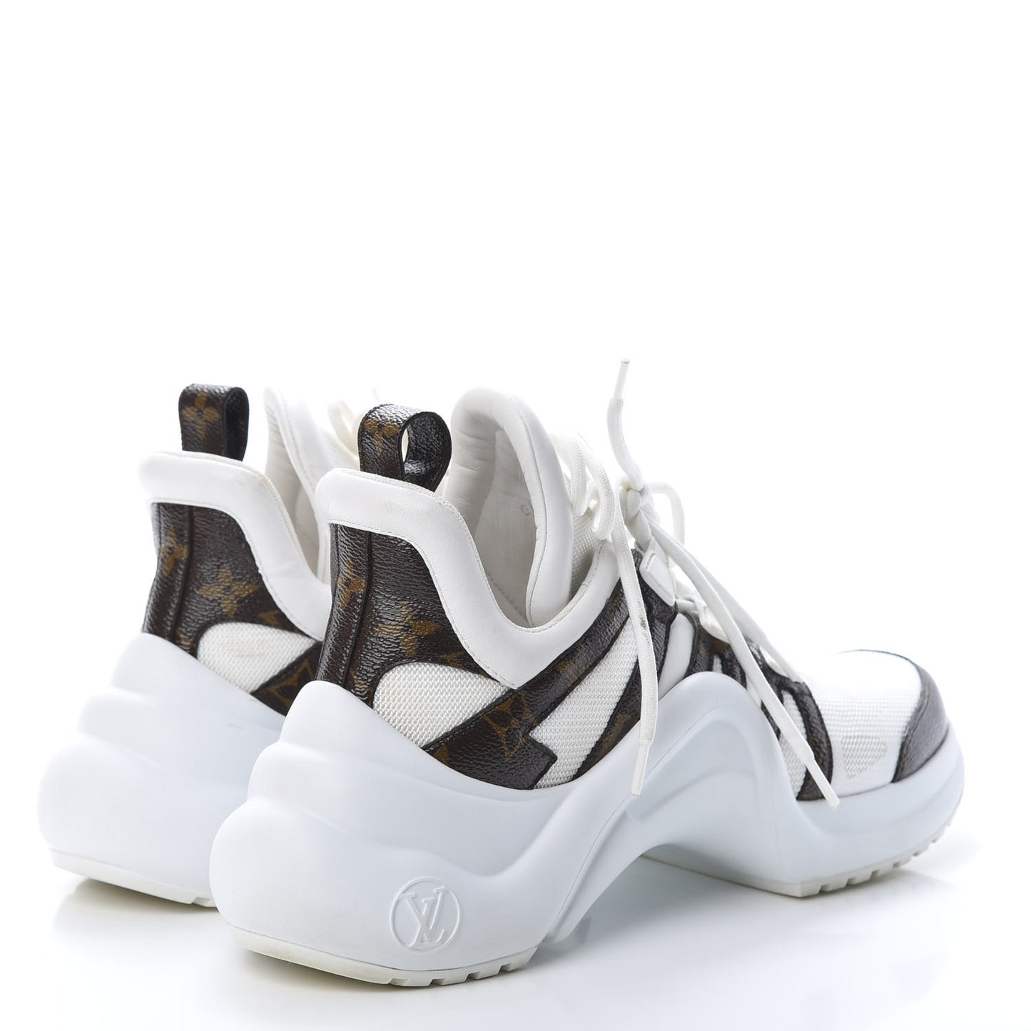 Patent Monogram LV Archlight Sneakers 39.5 White