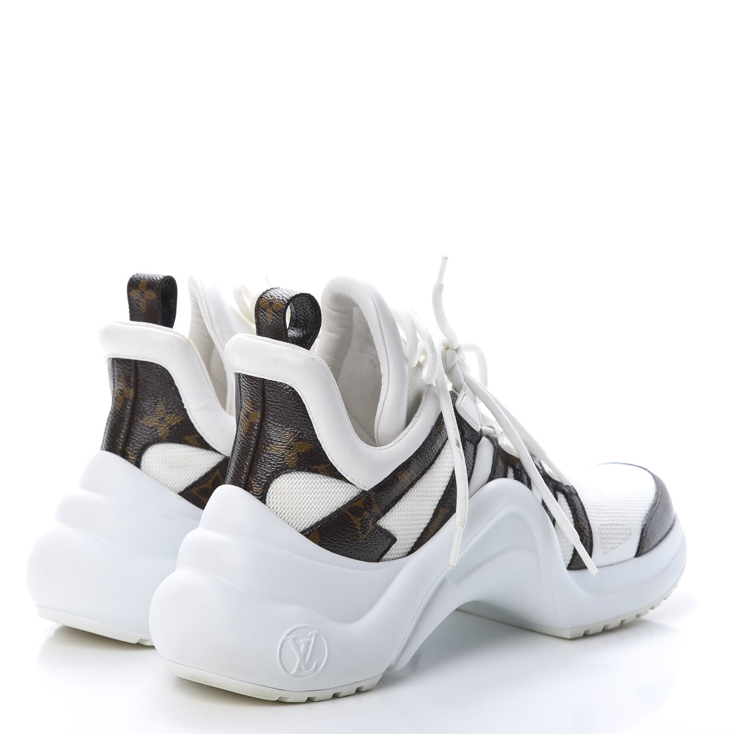 Louis Vuitton Patent Monogram LV Archlight Sneakers 39.5 White 4 of 12