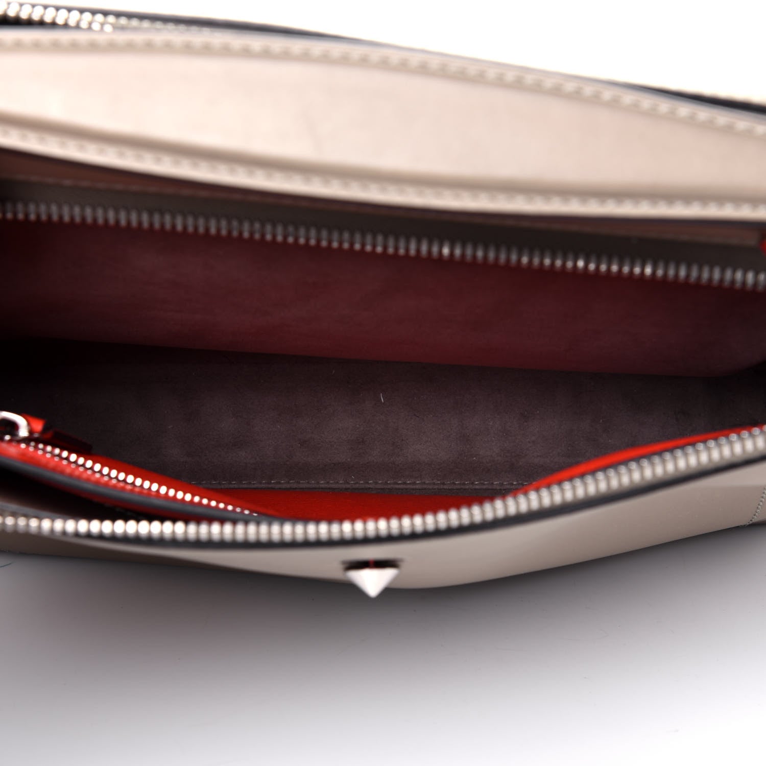 Fendi Vitello Baltico Dolce DotCom Satchel Tortora Papavero 7 of 26