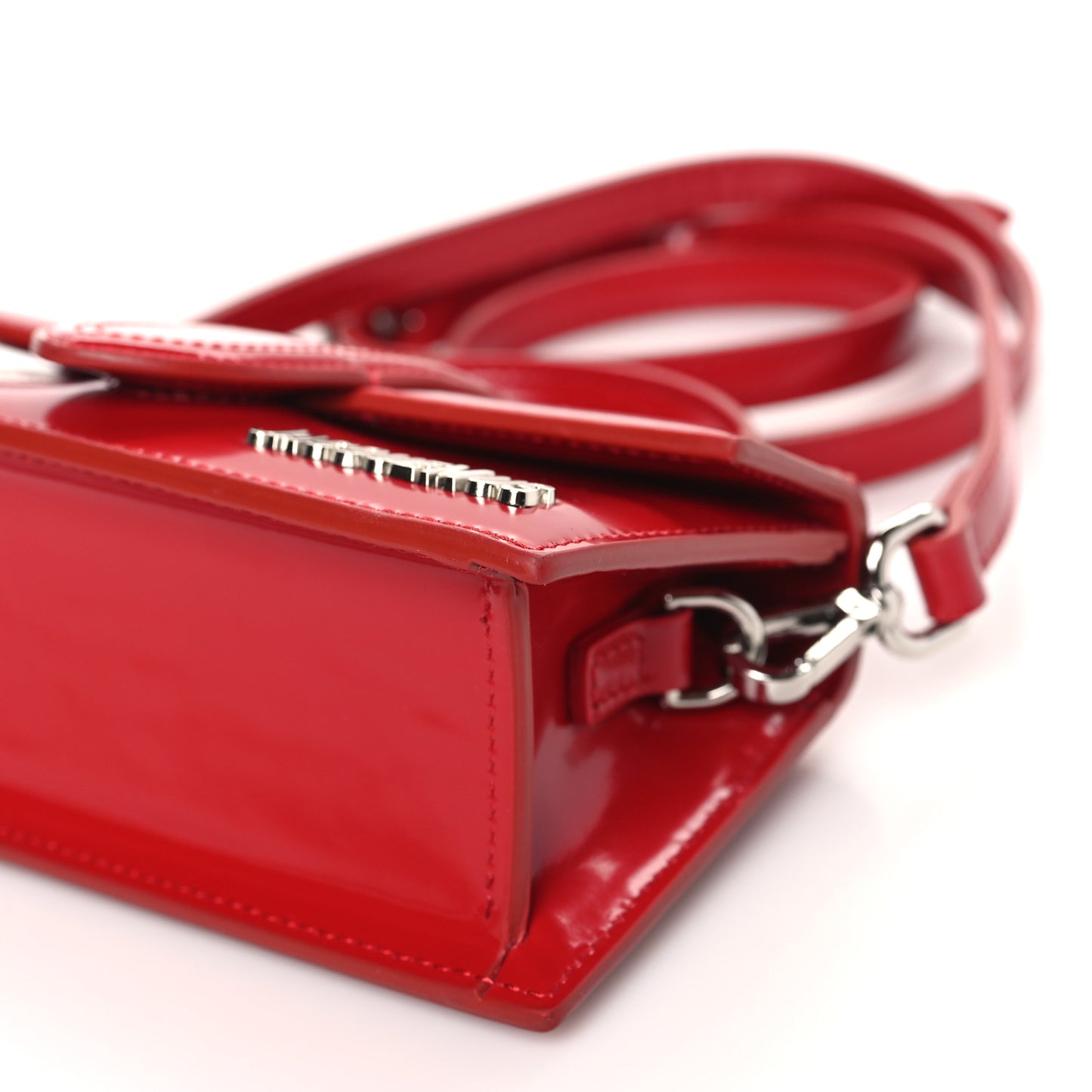 Glazed Calfskin Le Bambino Red