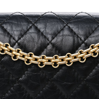 Chanel Aged Calfskin Quilted 2.55 Reissue 225 Flap Black 8 of 10