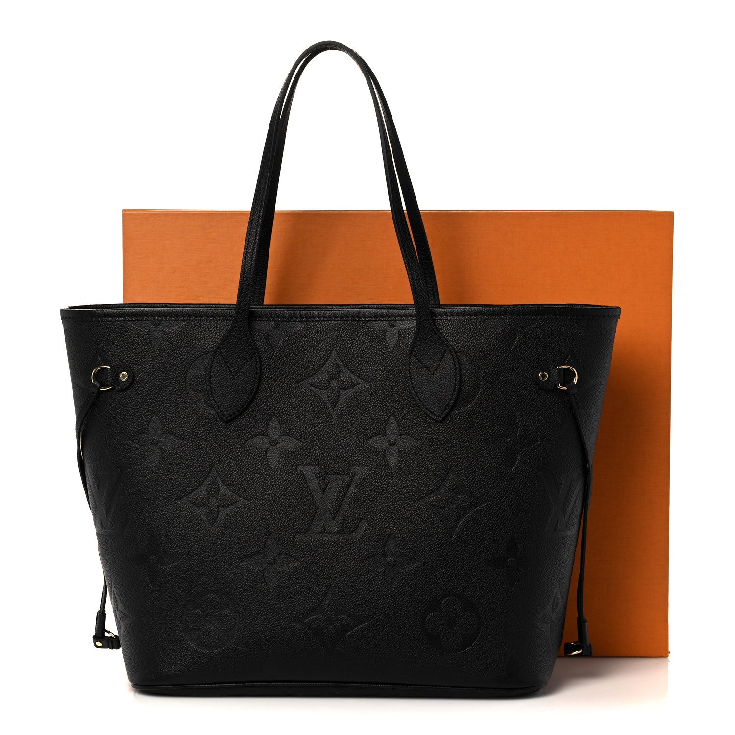 Louis Vuitton Empreinte Monogram Giant Neverfull MM Black 9 of 9
