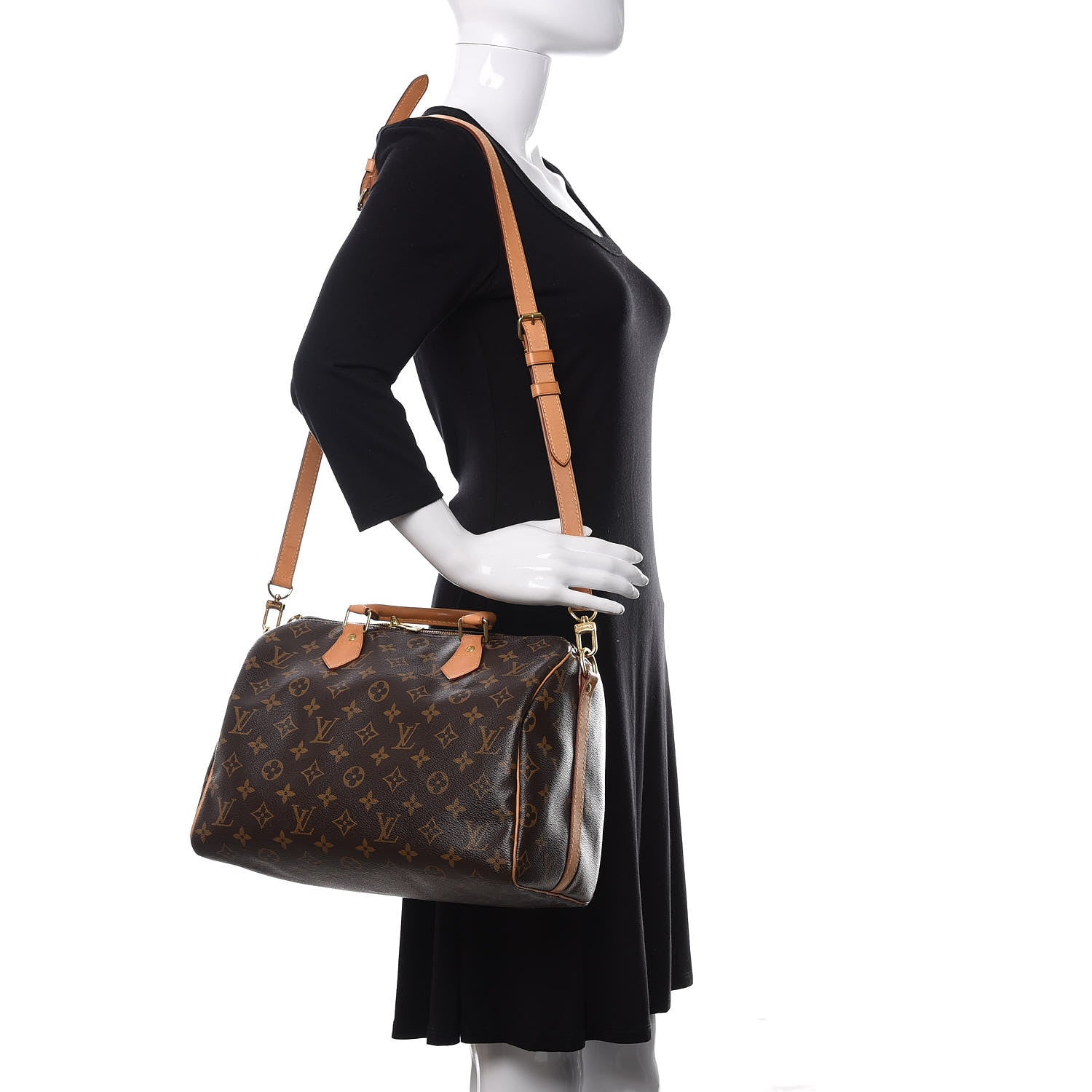 Louis Vuitton Monogram Speedy Bandouliere 30 2 of 10