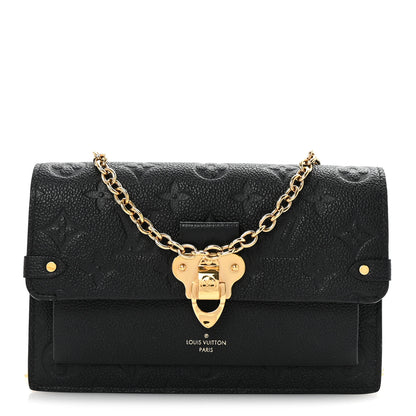 Louis Vuitton Empreinte Vavin Chain Wallet Black 1 of 9