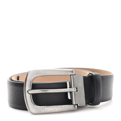 Chanel Calfskin Belt 75 30 Black 1 of 4