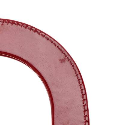 Christian Dior Patent Cannage Mini Lady Dior Red 11 of 12