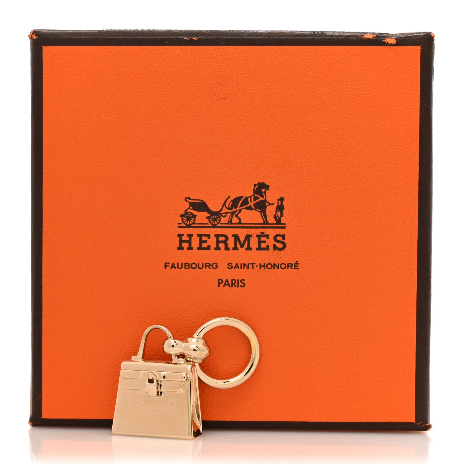 Hermes Permabrass Mini Kelly Twilly Ring 4 of 4