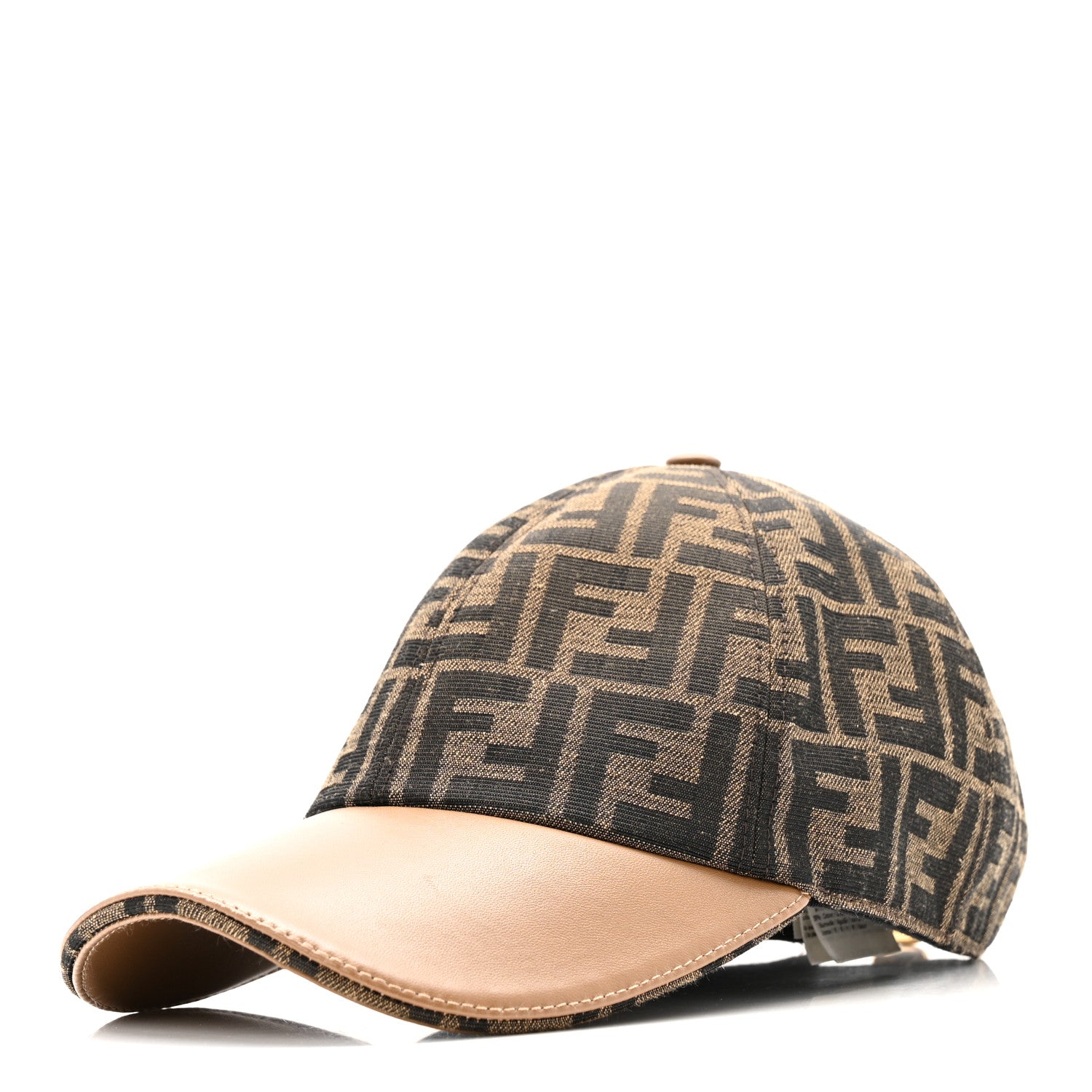 Fendi Canvas FF Reloaded Baseball Hat Tobacco Dark Brown 1813870