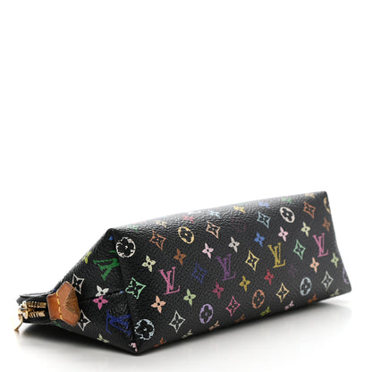 Louis Vuitton Monogram Multicolor Cosmetic Pouch Black Grenade 4 of 6