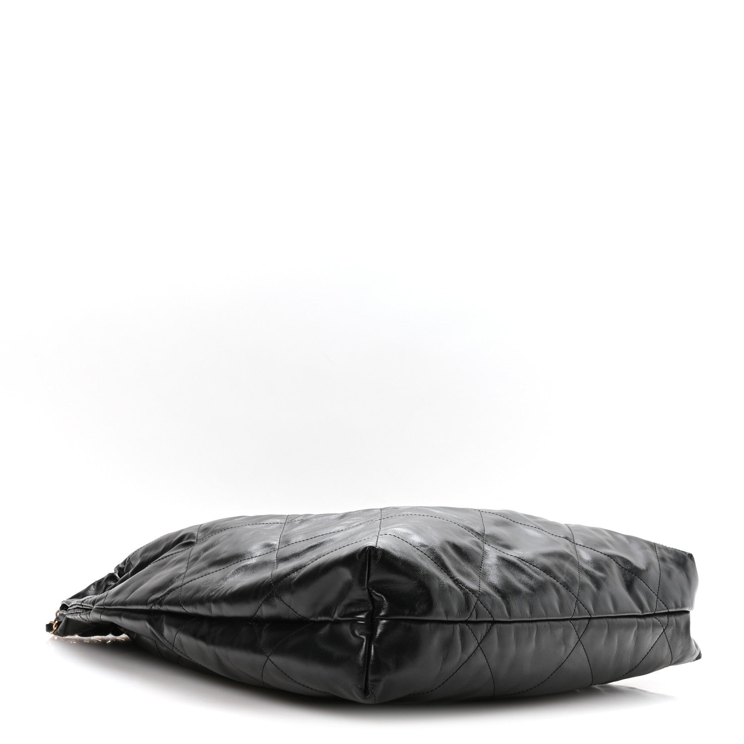 Chanel Shiny Calfskin Quilted Large Chanel 22 Black 5 of 11