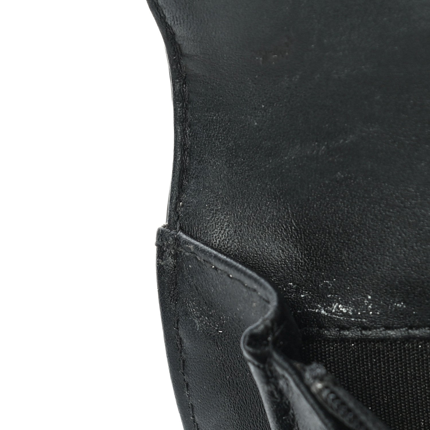 Chanel Patent Calfskin Quilted Boy Yen Wallet Black 14 of 15