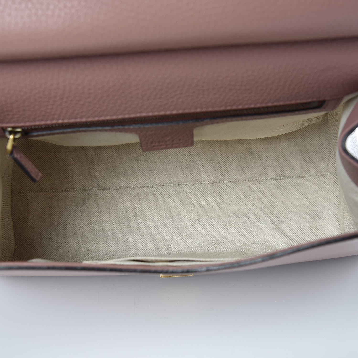 Gucci Calfskin Small GG Marmont Top Handle Bag Rosy Phard 5 of 9
