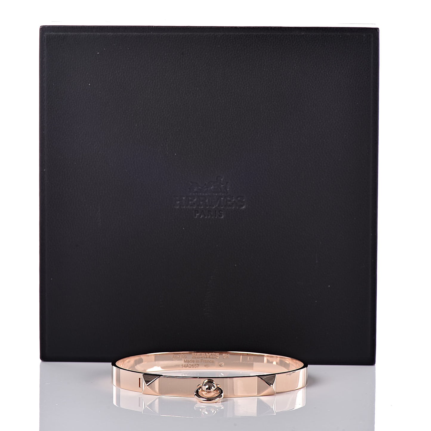 18K Rose Gold PM Collier De Chien Bracelet SH