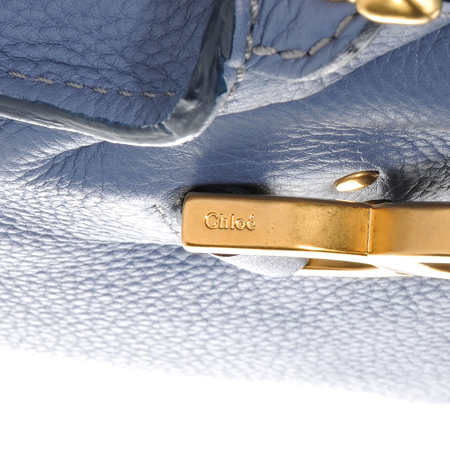 Calfskin Leather Medium Marcie Satchel Street Blue