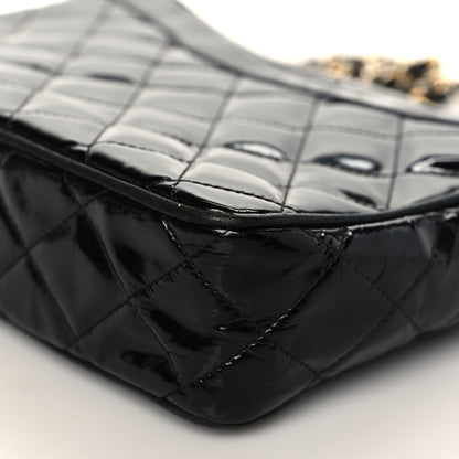 Chanel Patent Quilted Tassel Camera Case Black 8 of 8