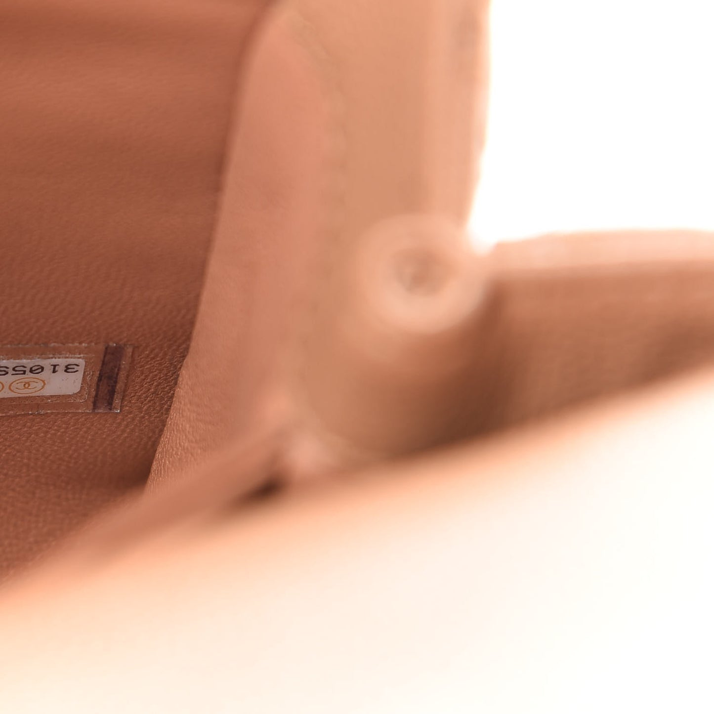 Caviar Quilted Mini Coco Handle Flap Brown