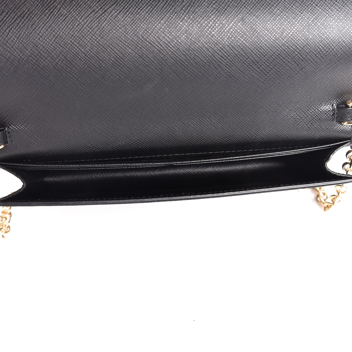 Saffiano Mini Cahier Crossbody Bag Black