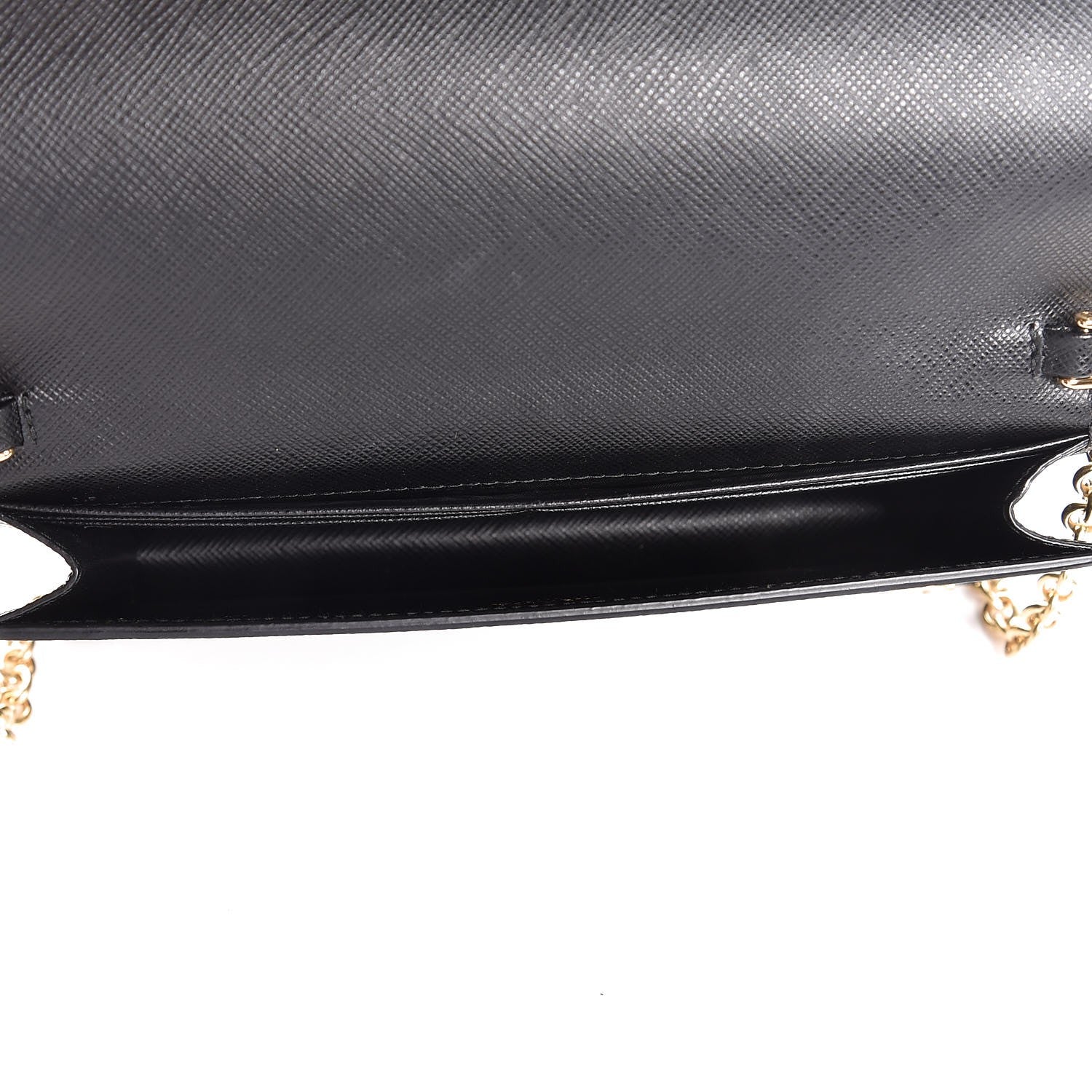 Prada Saffiano Mini Cahier Crossbody Bag Black 5 of 7
