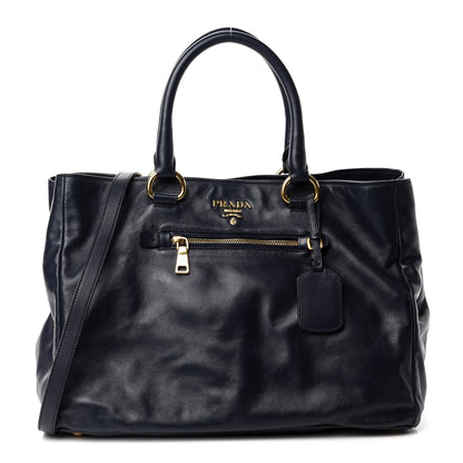 Prada Soft Calfskin Tote Baltico 1 of 10