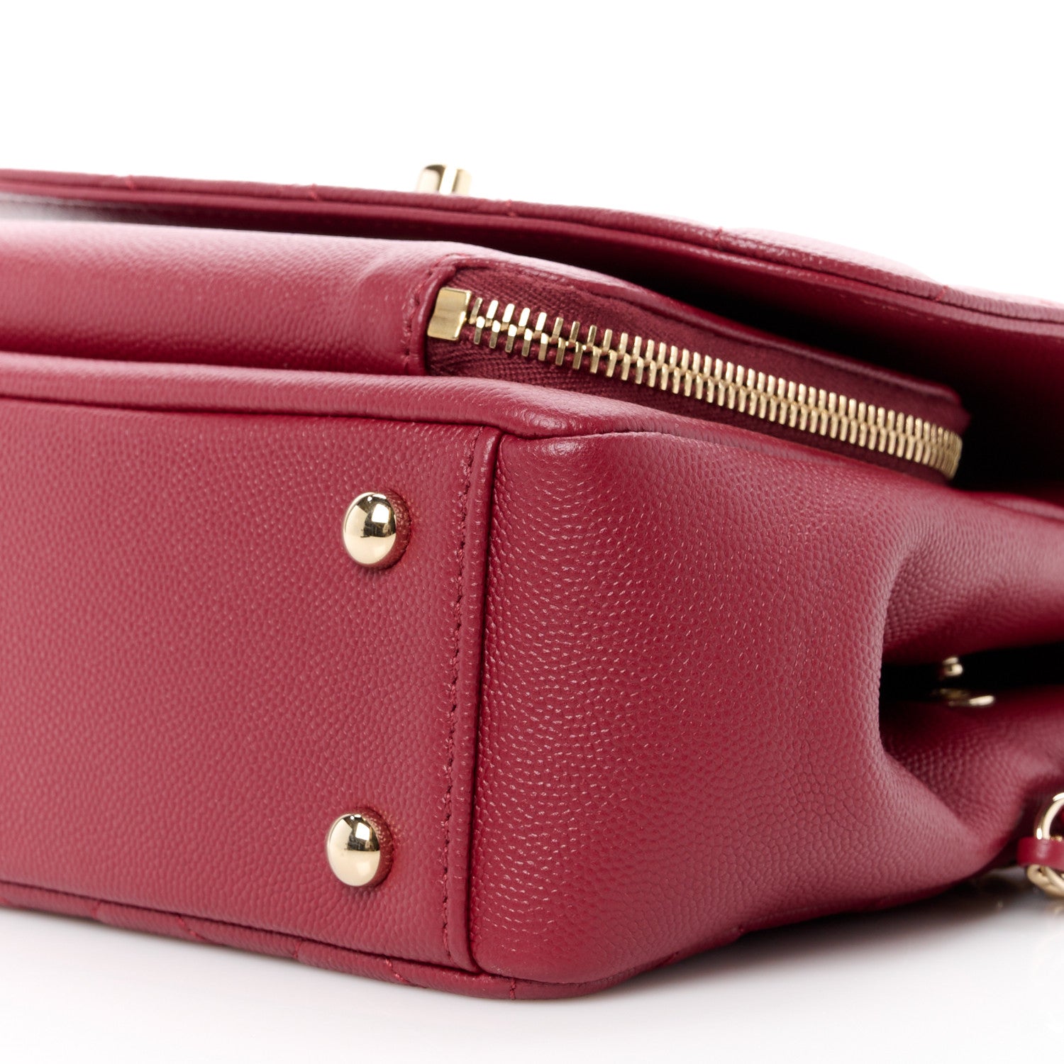 Chanel Caviar Quilted Small Business Affinity Flap Red 12 of 13
