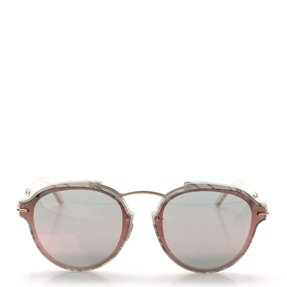 Christian Dior Round Eclat Sunglasses Pink Grey 2 of 8