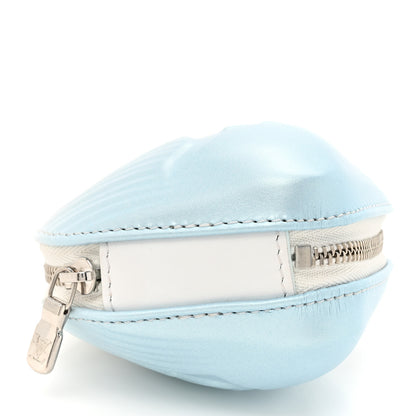 Louis Vuitton Cowhide By The Pool Shell Coin Purse Shaded Blue 3 of 6
